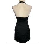 ZARA Satin Bustier Mini Dress LARGE Black Lingerie Style open back Seamed NEW Photo 10