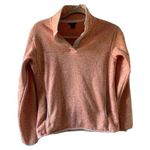 Eddie Bauer Womens Size XS Peach Snap Button Pullover Sweatshirt Jacket Photo 0