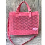 Juicy Couture  | Pink Mesh Tote with Heart Logo Charm Photo 2