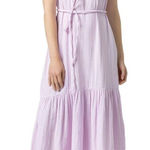 Lilla P NWT purple cami gauze peplum tank dress size small Photo 0