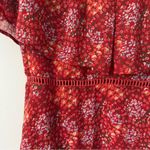 Rebecca Minkoff  Lynne Dress Floral Tiered Ruffle Dress Cold Shoulder Cutout Mini Photo 6