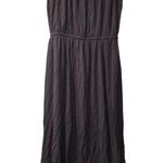 Torrid size 2 black maxi textured woven double slit dress nwt Photo 2