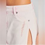 NWT SER.O.YA Zuri Denim Skirt in Bleach Pink Size 27 Photo 3