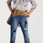 CAbi  slim boyfriend patchwork jeans #5308 relaxed slim fit versatile size 2 reg. Photo 0