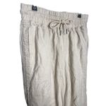 Quince  100% European Linen Wide Leg Pants Medium Tan Flax Pull On Photo 7