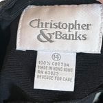 Vintage Christopher & Banks Corduroy Dress‎ with Giraffes Black Size 14 Photo 6