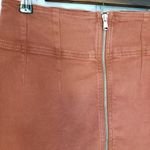 Free People  WE THE FREE PRIMROSE DENIM ZIPPER FRONT SKIRT 30 NWT Photo 2