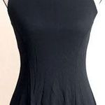 Banana Republic Classic Black Dress: Sleeveless, High Neck, w/ Mini Skirt, sz. 2 Photo 0