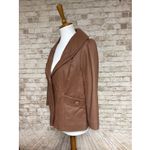 Classiques Entier  Women’s L Soft Brown Genuine Lamb Leather Cropped  Jacket Photo 2