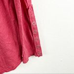 Free People  WE THE FREE Scoop Neck Slouchy Distressed Snap Cuff Top, Size Small Photo 4