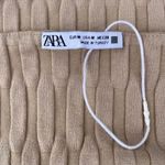 ZARA Ruffled Crop Strapless Top Size M NWOT Photo 4