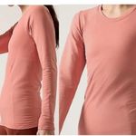 Athleta  Flurry Blizzard Seamless Top Peach Pink Photo 1