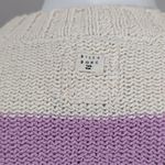 Billabong Women's Striped Sweater in Purple, Red, and Cream Photo 4