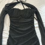 Cleo centric (vintage shop) Siya Glitter Mini Dress black in size small Photo 4