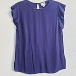 Reiss  Short Ruffle Cap Sleeve Blouse Photo 0