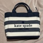 Kate Spade • Jett Tote Purse • Blue White Stripes • Crossbody Strap • MSRP $329 Photo 1