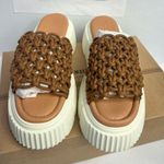 Anthropologie Maeve Crochet Platform Sandals casual flattering walking casual classic summer Photo 0