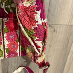 Vera Bradley Crossbody Handbag purse Hello Dahlia pattern Magnetic Closure pink Photo 8