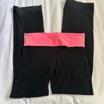 Victoria's Secret Y2K PINK  Bling foldover Waist Flare Yoga Pants Photo 4