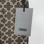 New Bitten Women's Geometric Mob Wife Night Out Black Gold Mini Skirt Size 10 Photo 6