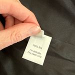 Are You Am I Mini Skirt 100% Silk Wrap Tie Leija Size XS Black Photo 4