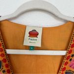 Anthropologie NWOT Farm Rio Floral Dream Short Sleeve Maxi Dress Yellow Floral Photo 6