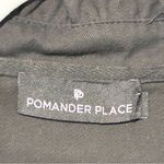 Pomander Place Tuckernuck Mini Dress Black Charlotte Terry High Neck Ruffle XS Photo 2