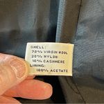 346 Brooks Brothers Black Wool Cashmere Blend Peacoat Coat Size Medium Preppy Photo 4