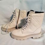La Canadienne Yasmine Leather Bootie Natural White Size9.s68 Size 9 Photo 4
