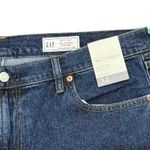 Gap 90s Straight High Rise Women Jeans Dark Wash Low Stretch Size 34/18R Photo 2