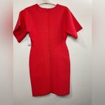 Herve Leger NWT  Paris Contour Corset Ribbed Knit Mini Body-con Dress in Red Sz M Photo 7