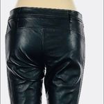 William Rast  black leather boot cut pants. EUC. Photo 3