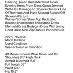 Dancing Queen Dress Size XS Mermaid Gown Evening Dress Prom Dress Gown With Flaw Photo 1