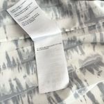 Escada Sport Black White Mixed Media Pleated Abstract Short Sleeve Dress Size 38 Photo 11