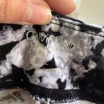 Calvin Klein  Performance Leggings Womens‎ Large Black White Print Athletic Crop Photo 3