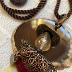 Coldwater Creek Vintage novelty doll charm Pendant necklace Photo 11