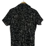 Thakoon Botanical Floral Print Cotton Silk Utility Jumpsuit Black Size Medium Photo 10