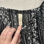 Kingston Grey Floral Print Black/Ivory Jogger Style Jumpsuit NWT Size Large White Photo 3