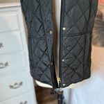 kim rogers Black Quilted Vest Jacket  Puffer Womens Small Photo 8