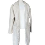 NWT Pretty Garden Cream Pea‎ Coat Sz L White Size L Photo 3