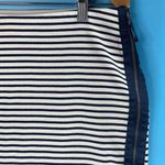 Madewell 1937 Women's Blue & White Stripe Side Zip Mini Bodycon Skirt Size S Photo 3