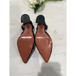 Black Satin Slingback Heels Crystal Embellished Pumps Party Evening Occasion Size 8 Photo 3