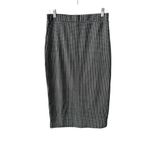 SheIn BIZwear Plaid Print Split Back Skirt Workwear Sz L Photo 4