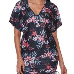 Tropical Escape Bar III Floral Print Caftan Swim Cover-Up, Size L NEW w/Tag Photo 5