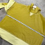 Daily Practice by Anthropologie Boxy Pullover Sweatshirt Longsleeve Chartreuse L Yellow Size L Photo 12