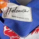 Helena’s made in Hawaii dress tropical vacation floral ruffle travel resort Blue Size L Photo 4