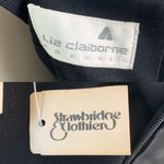 Liz Claiborne Vintage Dress Formal 8 Maxi Black Short Sleeve Lined New Photo 7