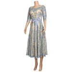 BHLDN Linden Lace Dress, Blue, 0 (US) Photo 6