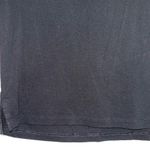 American Eagle Solid Black Crew Neck Short Sleeve Crop Top Photo 3