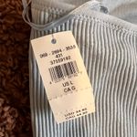 Aerie  Ribbed One Shoulder Crop Tank Top Blue Size Large NWT HAS  SMALL STAINS Photo 5